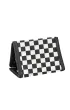 Rabbit check Portfel czarny w kratk� BeUniq BU26ZJ-882