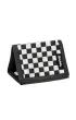 Rabbit check Portfel czarny w kratk� BeUniq BU26ZJ-882