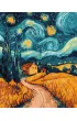 Ideyka Malowania po numerach - Ukrai�ska noc 40x50cm