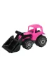 Traktor z adowaczem 32 cm, kolor rowy PLASTO