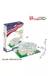Puzzle 3D 56 el. Bia�y Dom Cubic Fun