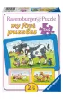 Puzzle 3x6 el. Zwierzaki Ravensburger