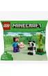 LEGO Minecraft Steve i maa panda 30672