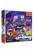 Puzzle 4w1 - Poznaj Batwheels (35+48+54+70 el.) Trefl