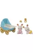 Sylvanian Bli�niaki kr�lik�w z czekoladowymi uszami z w�zkiem dzieci�cym
