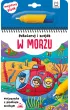 Pokoloruj i znajd� w morzu. Malowanka z pisakiem wodnym