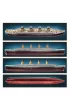 Wrebbit 3D Puzzle 400 el. Titanic Wrebbit Puzzles