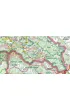 Bieszczady laminowana mapa turystyczna mini 1:200 000 minimapa