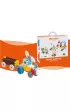 Mini Waffle Konstruktor Klocki konstrukcyjne Mini Waffle 140 element�w Konstruktor Du�y niebieski MARIOINEX 902820