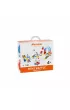 Mini Waffle Konstruktor Klocki konstrukcyjne Mini Waffle 140 element�w Konstruktor Du�y niebieski MARIOINEX 902820