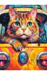 Puzzle 100 el. Cat Bus Travel Castorland