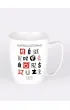 Nadwyraz.com Kubek polskie literki/ polish letters