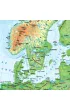 Mapa �cienna Europa polityczno fizyczna dwustronna 1:12 000 000