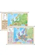Mapa �cienna Europa polityczno fizyczna dwustronna 1:12 000 000