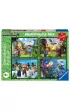Puzzle 4x100 el. Minecraft Ravensburger