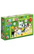 Puzzle 60 el. Pieski kwiatki Multigra