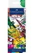 Faber-Castell Pisak akwarelowy goldfaber aqua dwustronny zestaw graffiti 6 szt.