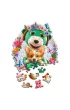 Puzzle drewniane 50 el. Weso�e iki Trefl