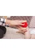 Tullo Fizjo Spiky Massage Pi�ka rehabilitacyjna czerwona 6,6 cm