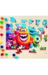 Alexander, Puzzle drewniane 50: Dream Team - Kud�ate Potworki (5015)