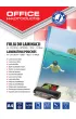 Folia do laminowania A4 Office Products  2x100mikr b�yszcz�ca 100szt. transparentna