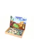 Puzzle magnetyczne z motywem dinozaur�w LeanToys