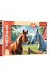 Puzzle 200 el. Konie na polanieTREFL