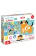 Duuu�e puzzle z dziurk� 48 el. Alfabet Bright Junior Media