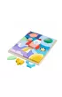 Fisher-Price. Drewniane puzzle kosmos Mattel