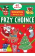 Przy choince. Koloruj i naklejaj