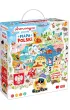 Puzzle obserwacyjne 100 el. Mapa Polski Bright Junior Media