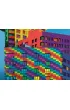 Puzzle 500 el. Color boom. Kwadraty Clementoni