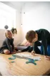 Puzzle konturowe 60 el. Wieloryb Scratch
