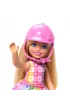 Barbie Chelsea. Fashionistas Lalka + kocyk HTK29