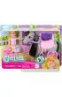 Barbie Chelsea. Fashionistas Lalka + kocyk HTK29