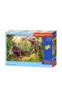 Puzzle 180 el. Walka dinozaur�w Castorland