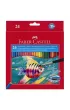 Faber-Castell Kredki akwarelowe z p�dzelkiem 24 szt.