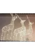 H&S Decoration Renifer akrylowy 80 LED 80 cm