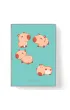 Narcissus Zeszyt A4 60k.w kratk� PP Kawaii 1szt.mix