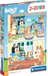 Puzzle 2x20 el. SuperColor. Bluey Clementoni