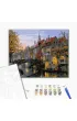 Brushme Malowanie po numerach - Zmierzch w mie�cie 40x50cm