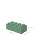 Pojemnik klocek LEGO Brick 8 Oliwkowy