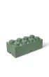 Pojemnik klocek LEGO Brick 8 Oliwkowy