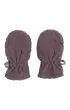 Lodger Polarowe rkawiczki dziecice wrzosowe Fleece Mauve 1-2 l.