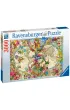 Puzzle 3000 el. Flora i Fauna. Mapa �wiata 171170 Ravensburger