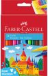 Faber-Castell Flamastry Zamek 24 kolorw