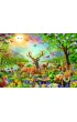 Puzzle dla dzieci 200 el. Le�ne zwierz�ta Ravensburger