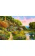 Puzzle 1500 el. Wiejski domek Castorland