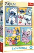 Puzzle 2x70 el. Ze Stitchem nie ma nudy Trefl