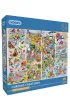 Puzzle 500 Ciekawe stworzenia Gibsons